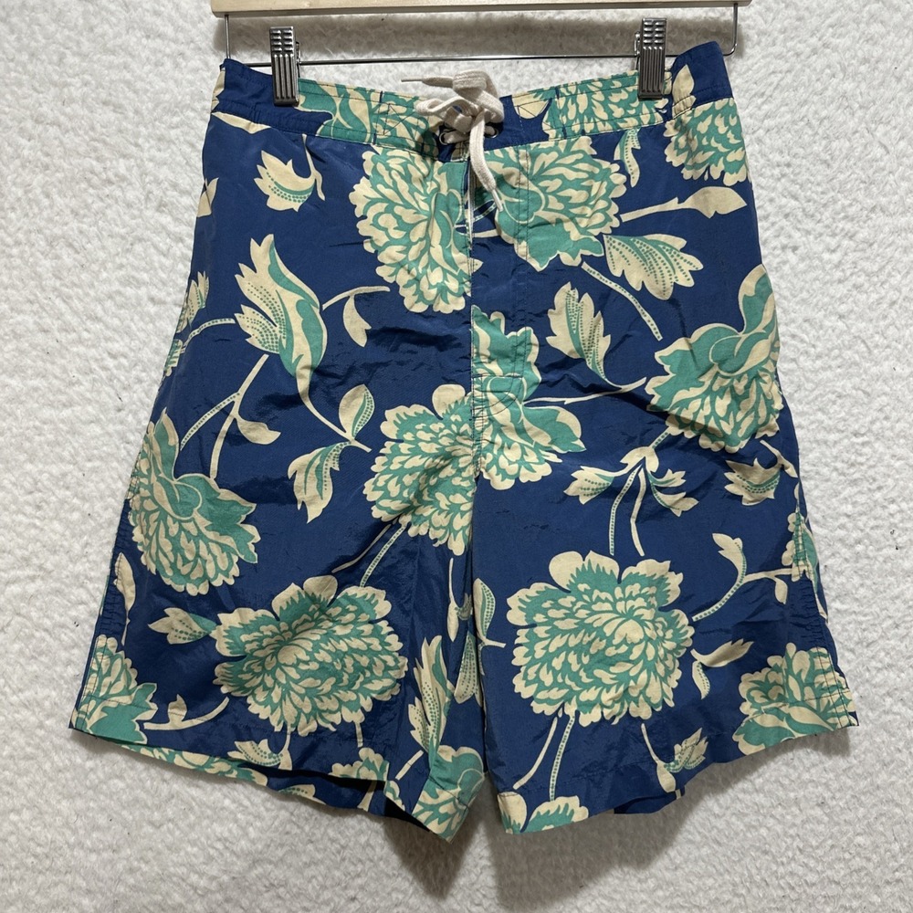 Polo Sport Ralph Lauren Swim Trunks Shorts Men's S Floral Pocket Drawstring Logo